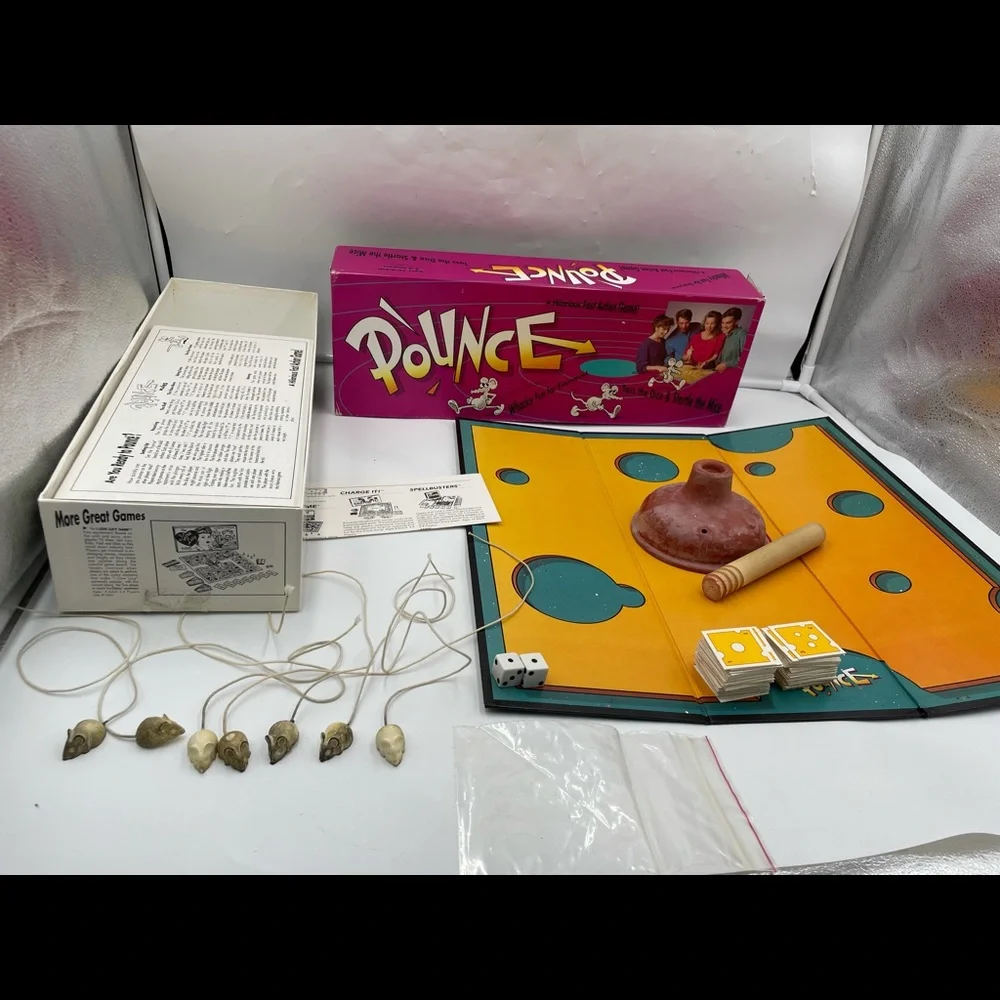1991 Pounce vintage board game